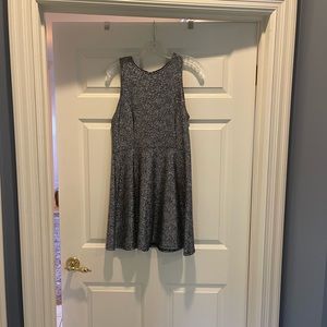 One Clothing juniors metallic knit sleeveless dress.
